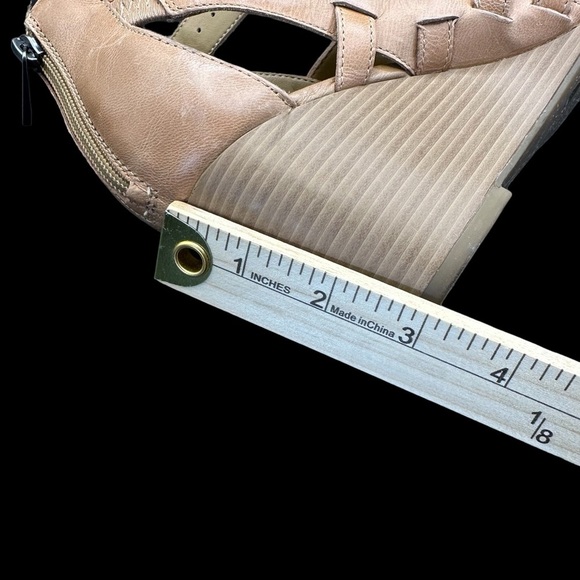 Jessica Simpson Strappy Gladiators Wedge Sandals Brown Size 9.5 - Picture 6 of 14